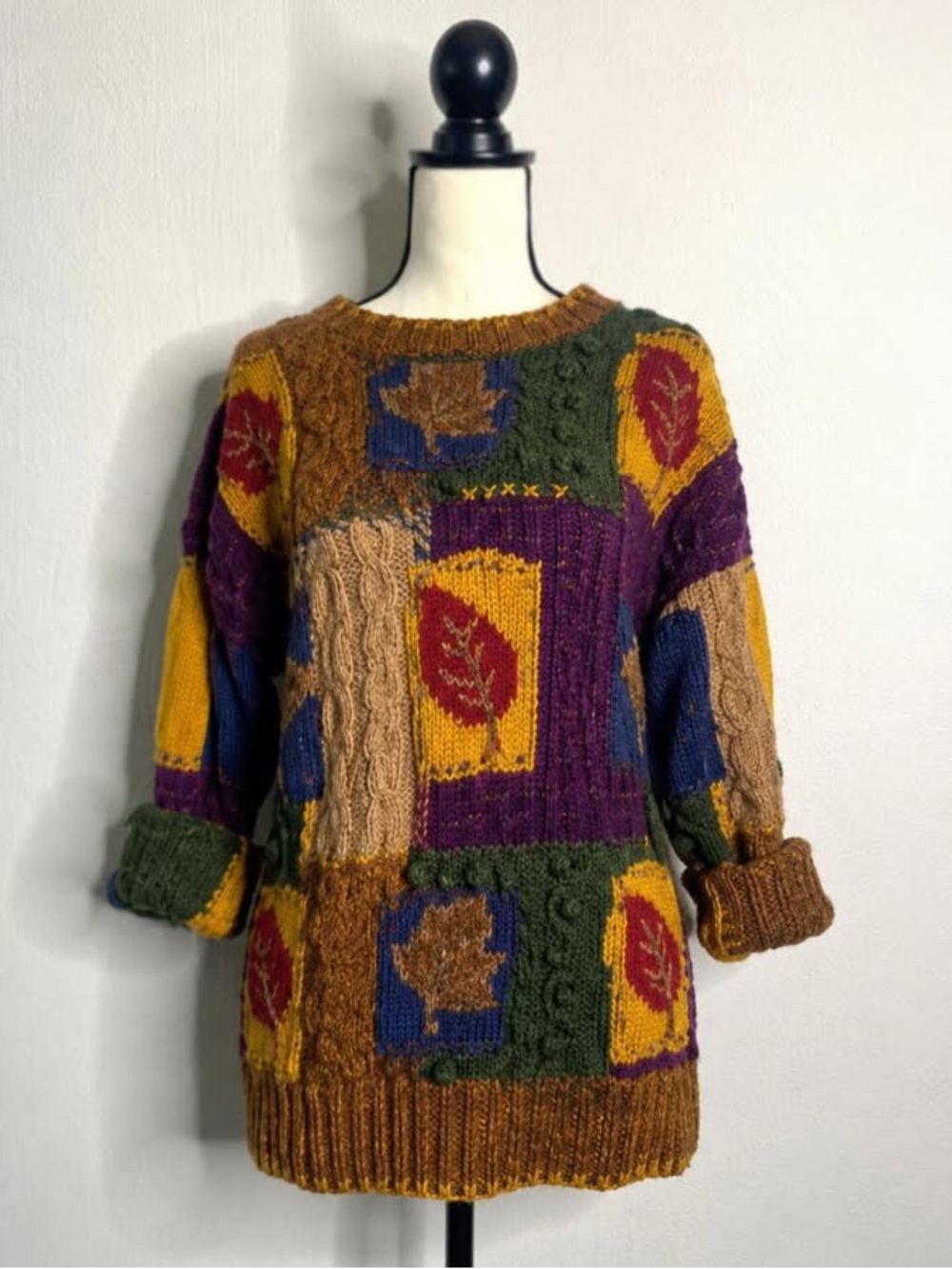 Express Tricot Rare Vintage Color Block Sweater